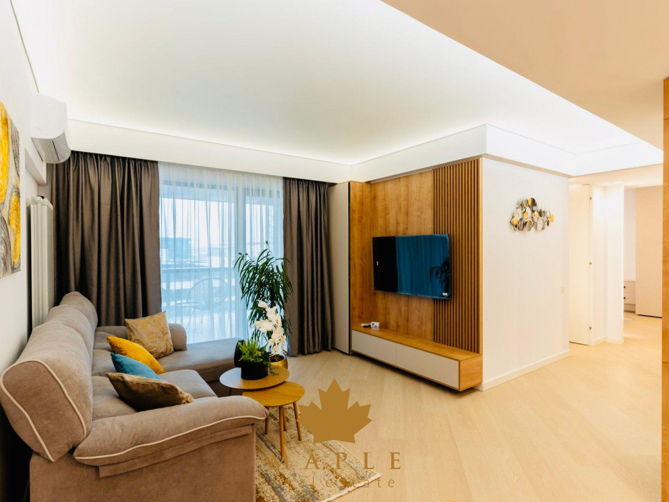 De inchiriat:Apartament 3 camere | Cortina North Pipera | Premium | Parcari
