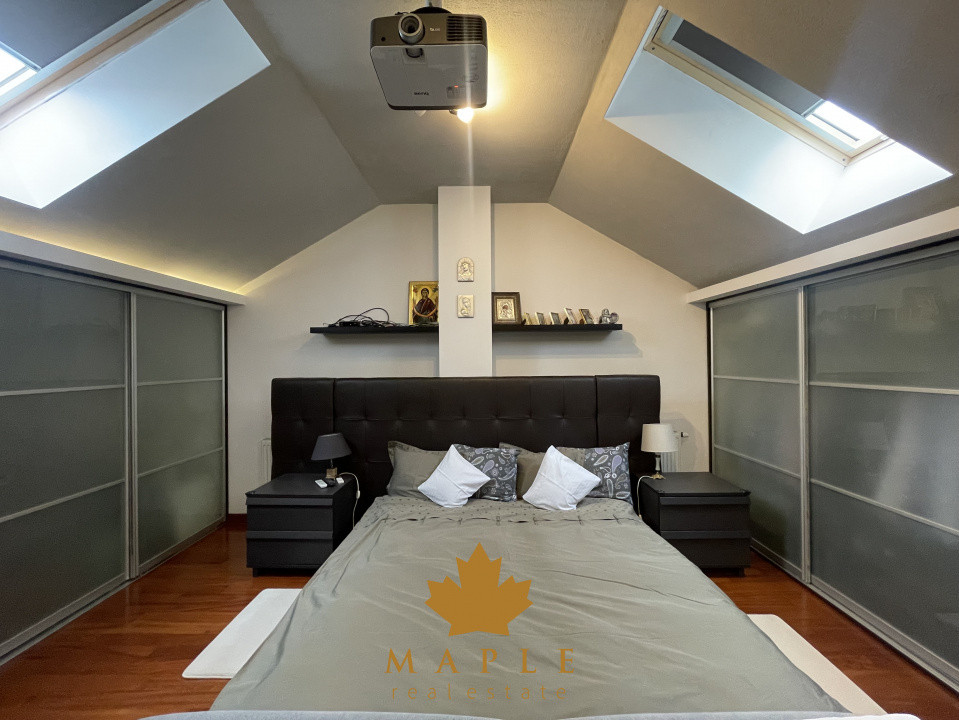 DE VANZARE: Vila cu 5 camere, terasa inchisa, garaj, ansamblu inchis - Pipera