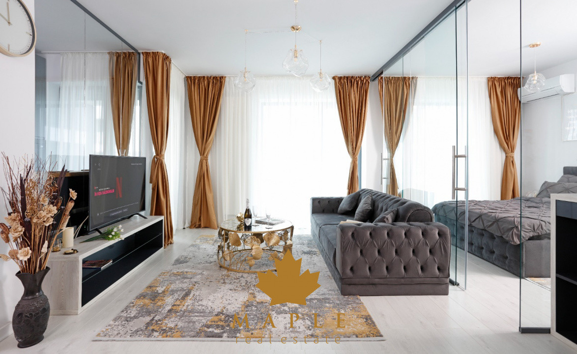 De inchiriat: apartament 2 camere Cloud 9 Pipera | Floreasca | Parcare