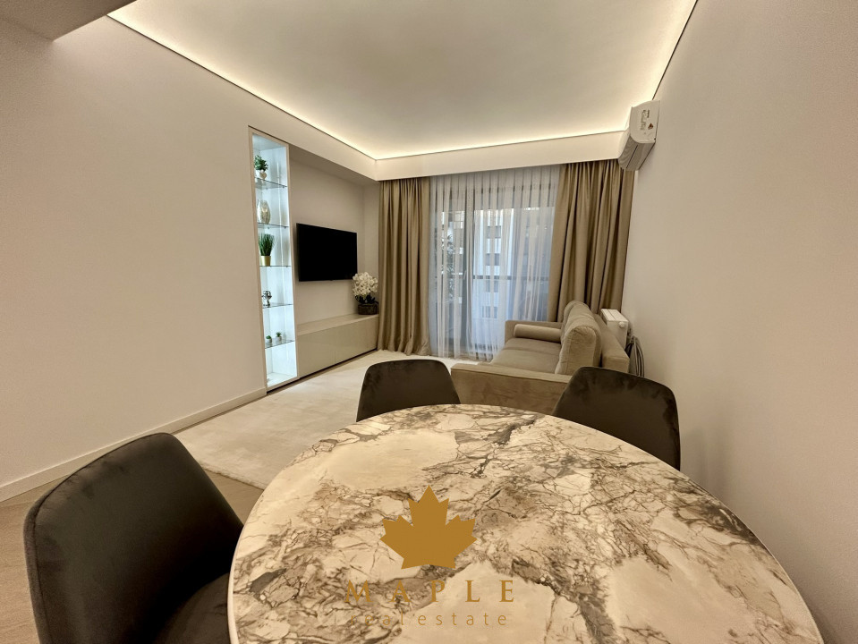 De inchiriat | 2 Camere | Cortina North Pipera | Terasa | Parcare Design Premium