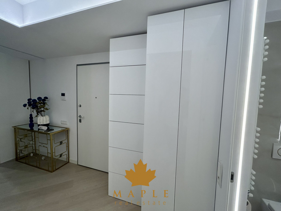 De inchiriat | 2 Camere | Cortina North Pipera | Terasa | Parcare Design Premium