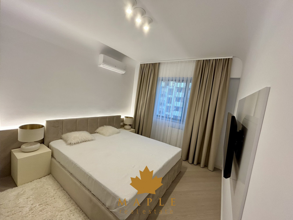 De inchiriat | 2 Camere | Cortina North Pipera | Terasa | Parcare Design Premium