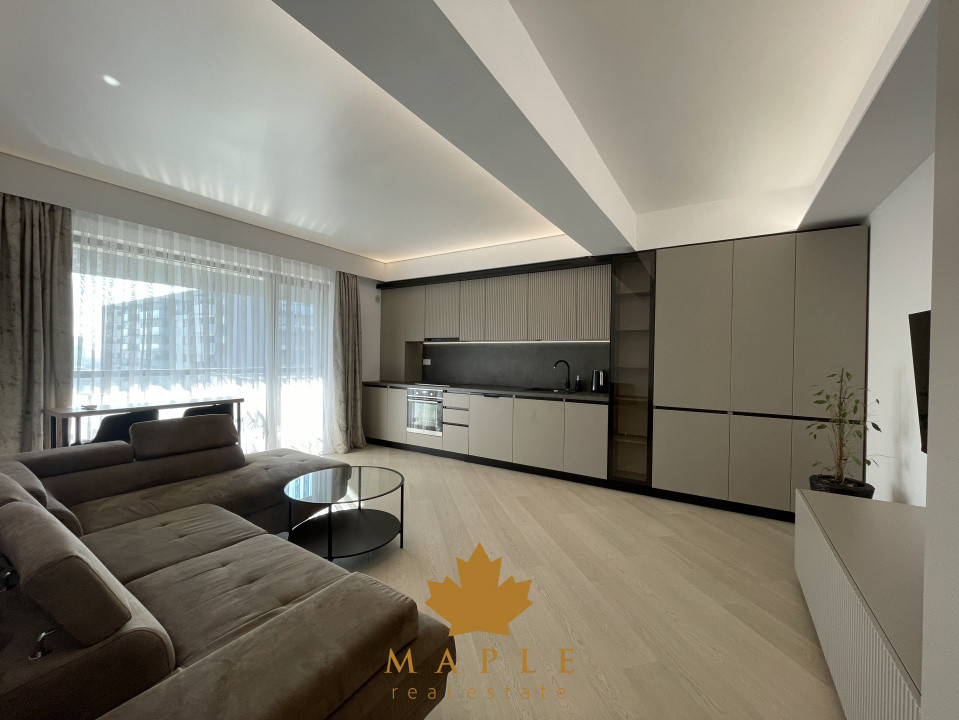 De inchiriat 2 camere | Cortina North Pipera | VIEW LIBER | Parcare inclusa