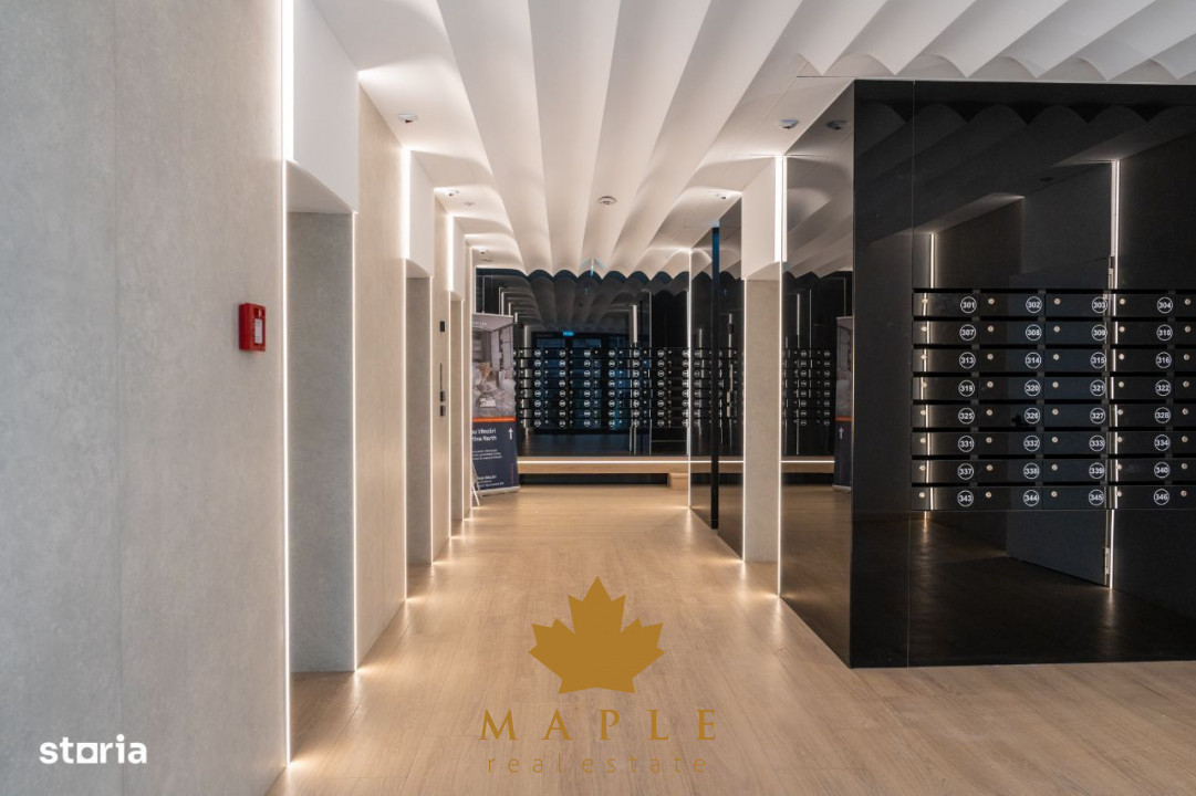 De inchiriat 2 camere | Cortina North Pipera | VIEW LIBER | Parcare inclusa