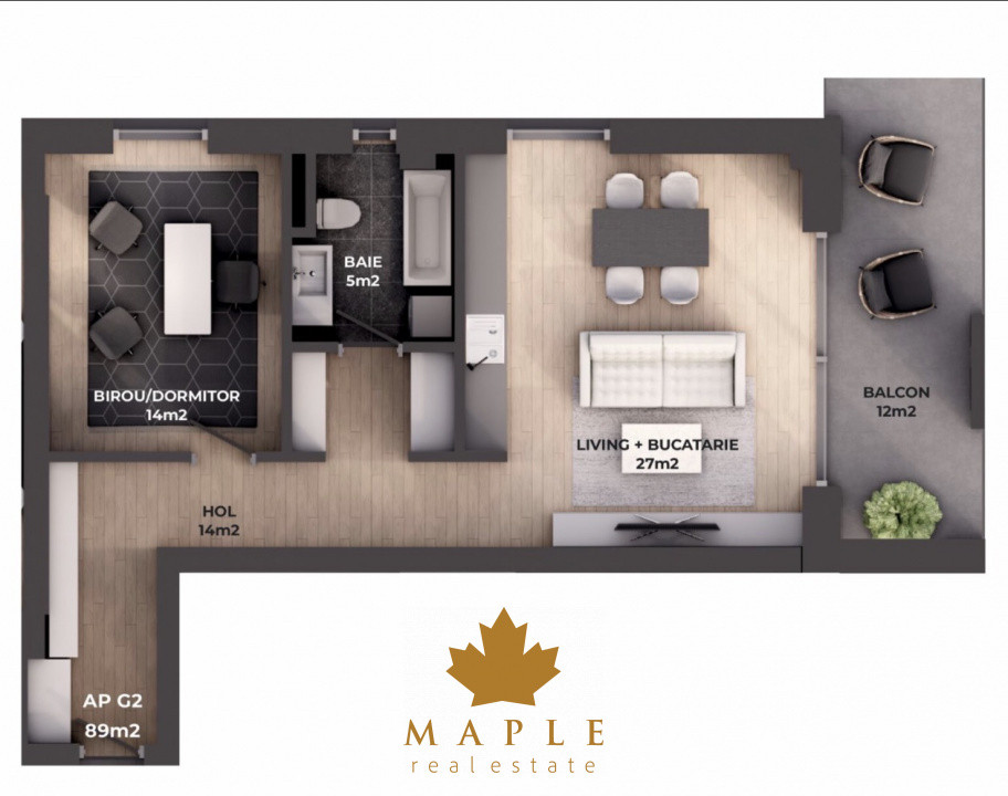 De vanzare apartament 2 CAMERE Residence 5 Iancu Nicolae | Scoala Americana