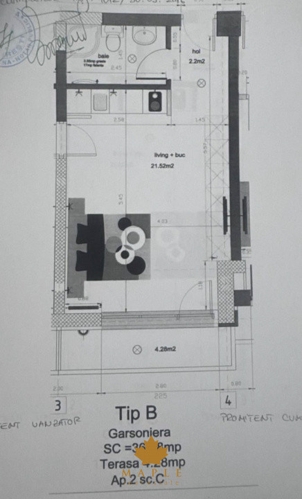 De vanzare: De Silva Residence Studio Mamaia Nord Oportunitate investitie