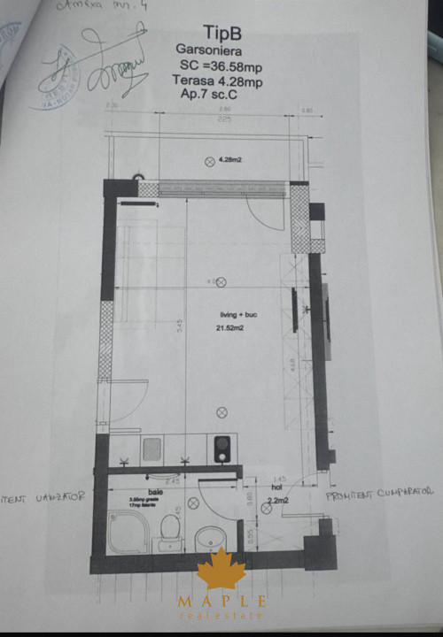 De vanzare: De Silva Residence Studio Mamaia Nord Oportunitate investitie