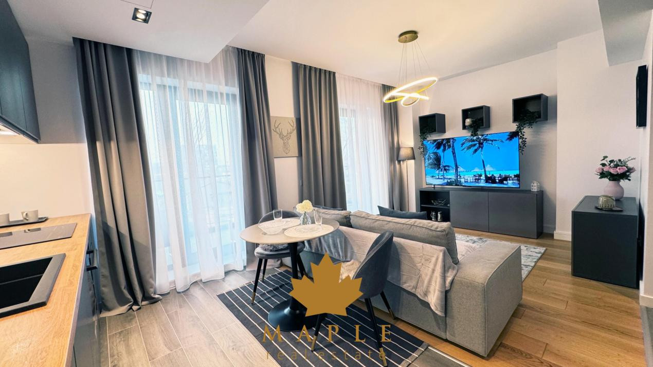De inchiriat: apartament 2 camere The Level Baneasa Straulesti parcare