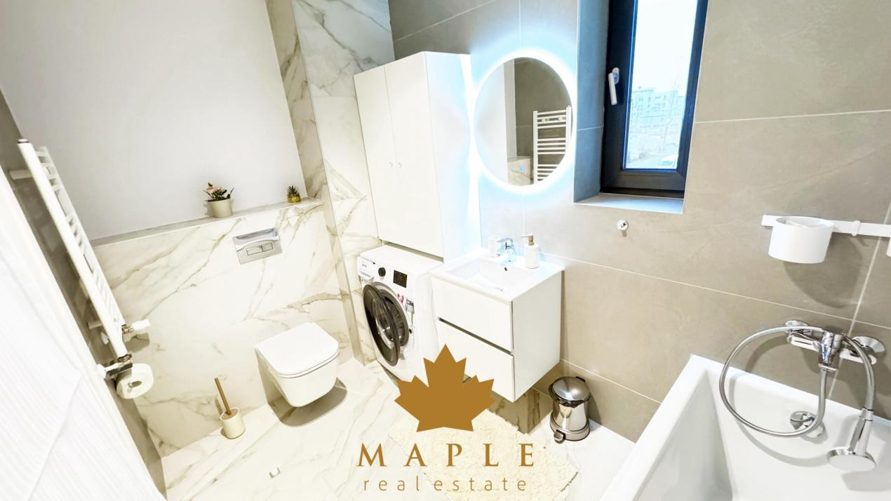 De inchiriat: apartament 2 camere The Level Baneasa Straulesti parcare