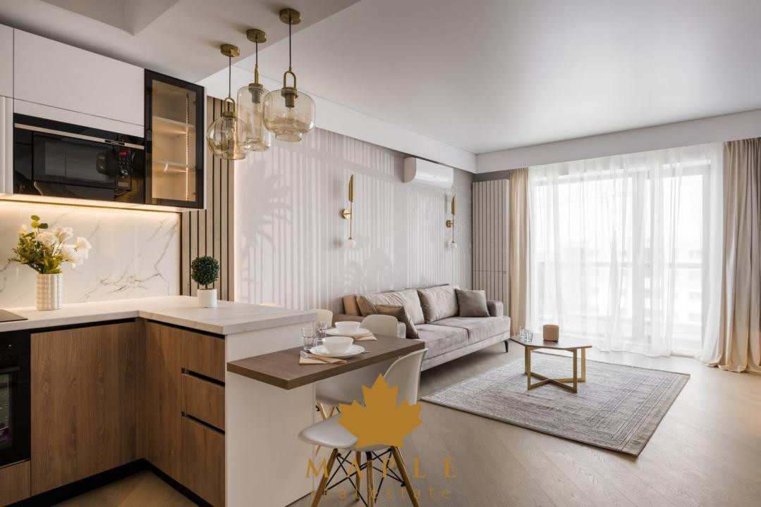 De inchiriat: 2 camere | Cortina North Pipera | Parcare | Piscina | Wellness