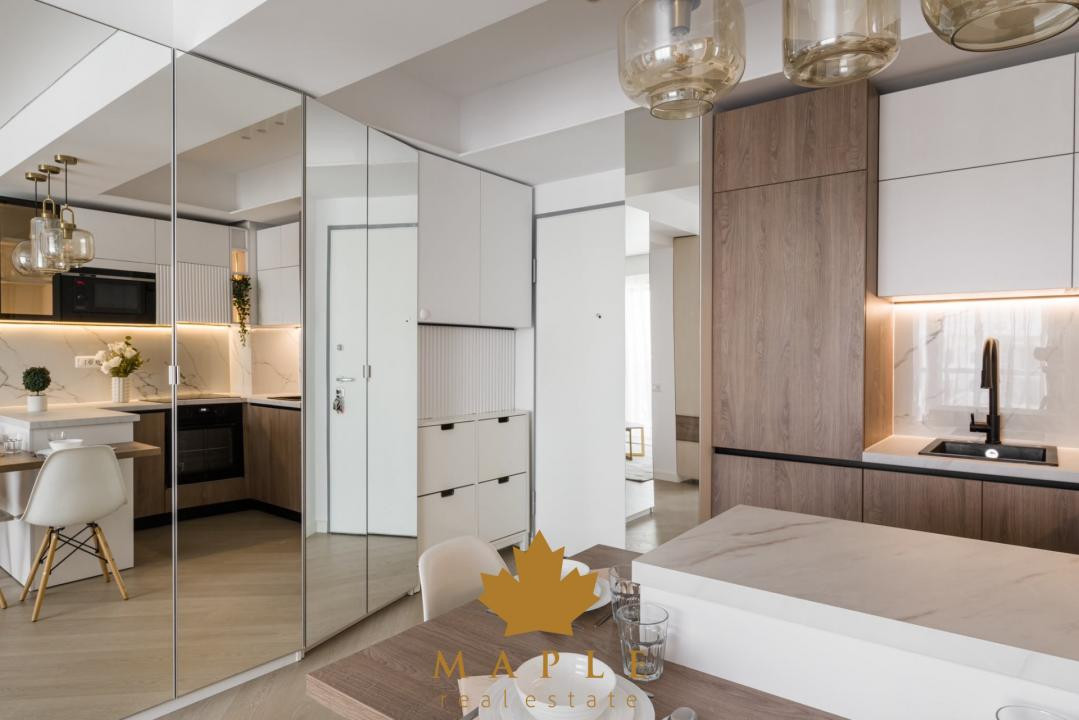 De inchiriat: 2 camere | Cortina North Pipera | Parcare | Piscina | Wellness