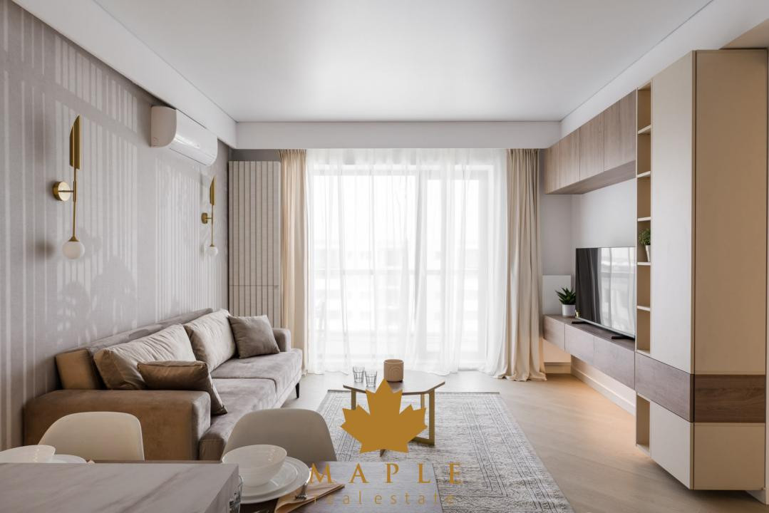 De inchiriat: 2 camere | Cortina North Pipera | Parcare | Piscina | Wellness