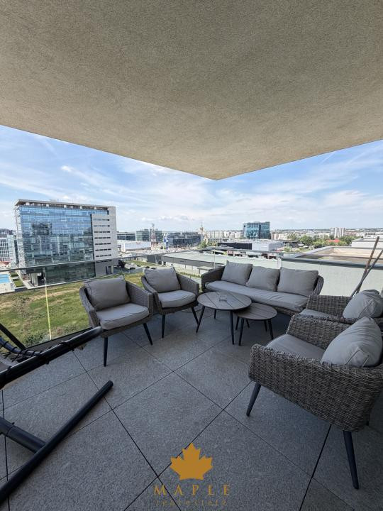 De inchiriat: Penthouse 3 Camere 4City Pipera | Terasă | Vedere Panoramica