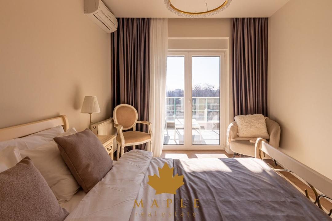 De inchiriat: 3 camere Herastrau Nordului| Bloc Boutique Parcare Paza
