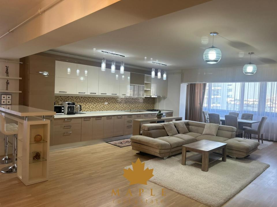 De inchiriat: 3 camere Herastrau Nordului| Bloc Boutique Parcare Paza