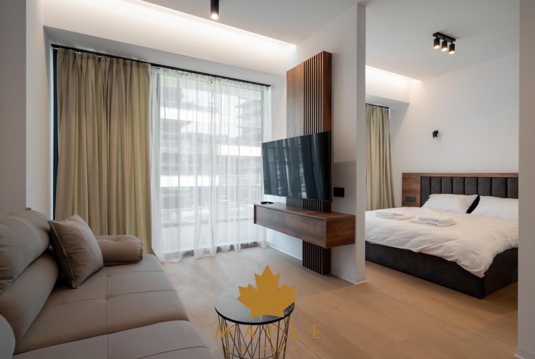 De inchiriat: Studio One Floreasca Towers NOU Premium Parcare