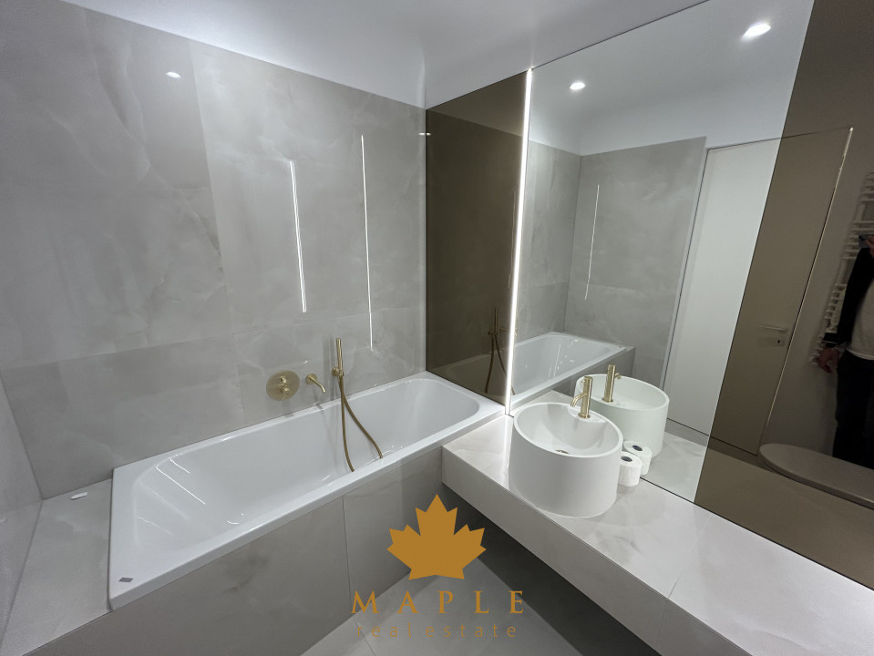 De închiriat 2 camere mobilat | Cortina Pipera | View Superb | NOU