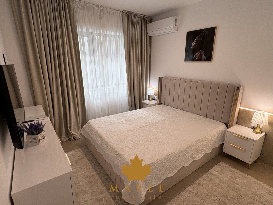 De inchiriat: 2 camere | Cortina North Pipera | Parcare | NOU | View superb