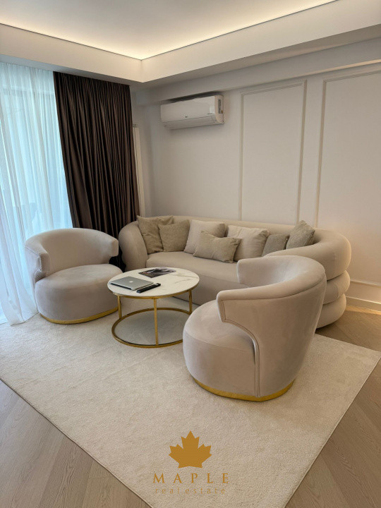 De vanzare: Apartament 3 camere Mobilat | Cortina North Pipera | NOU