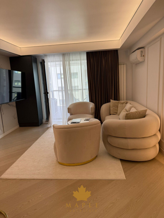 De vanzare: Apartament 3 camere Mobilat | Cortina North Pipera | NOU